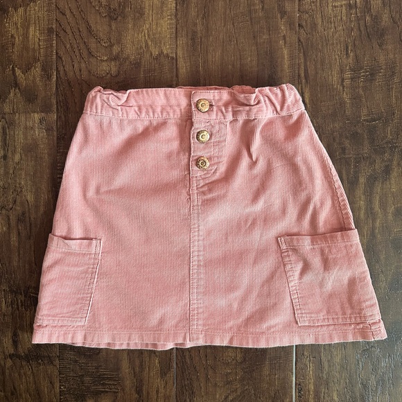 Vince Camuto Pink Corduroy Skirt with Button Accents size 6T - Picture 1 of 5